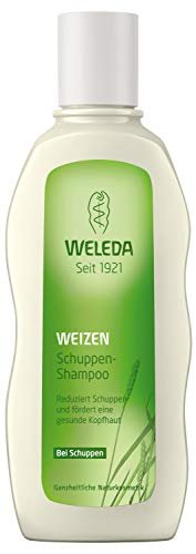 WELEDA Weizen Schuppen-Shampoo, Naturkosmetik Duschgel für die Pflege der Kopfhaut und zur Entfernung von Schuppen, Anti-Schuppen Pflegedusche mit Vitamin E (1 x 190 ml)