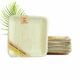 The Green Matter 25 Bio Einwegteller aus Palmblatt, 20 x 20 cm, eckig, nachhaltig verpackt, biologisch abbaubar, Partyteller, Palmblattgeschirr, Partygeschirr, Bio Einweggeschirr